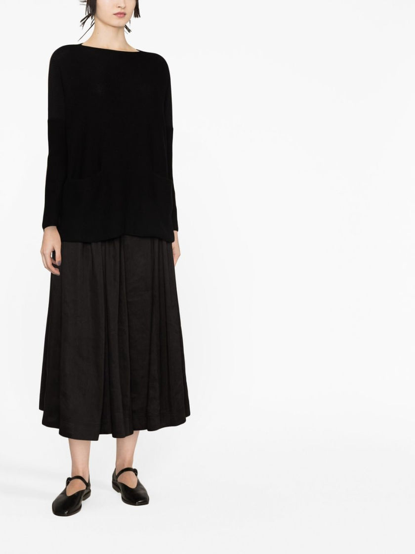 Daniela Gregis Cotton boat-neck sweater