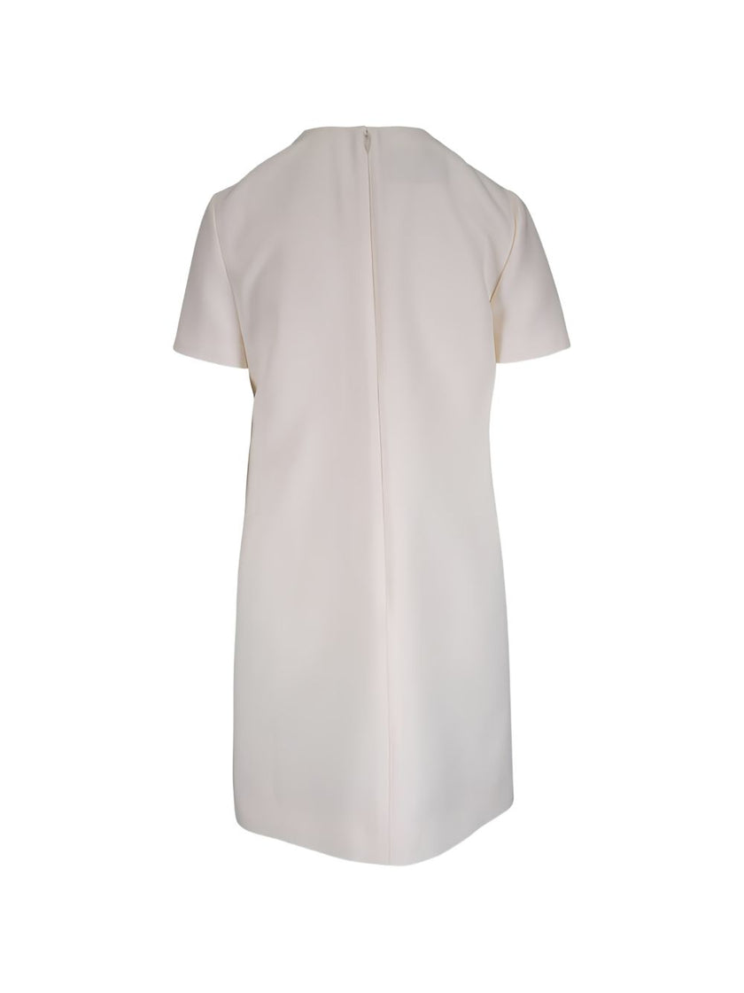 Valentino VLogo Signature wool and silk dress