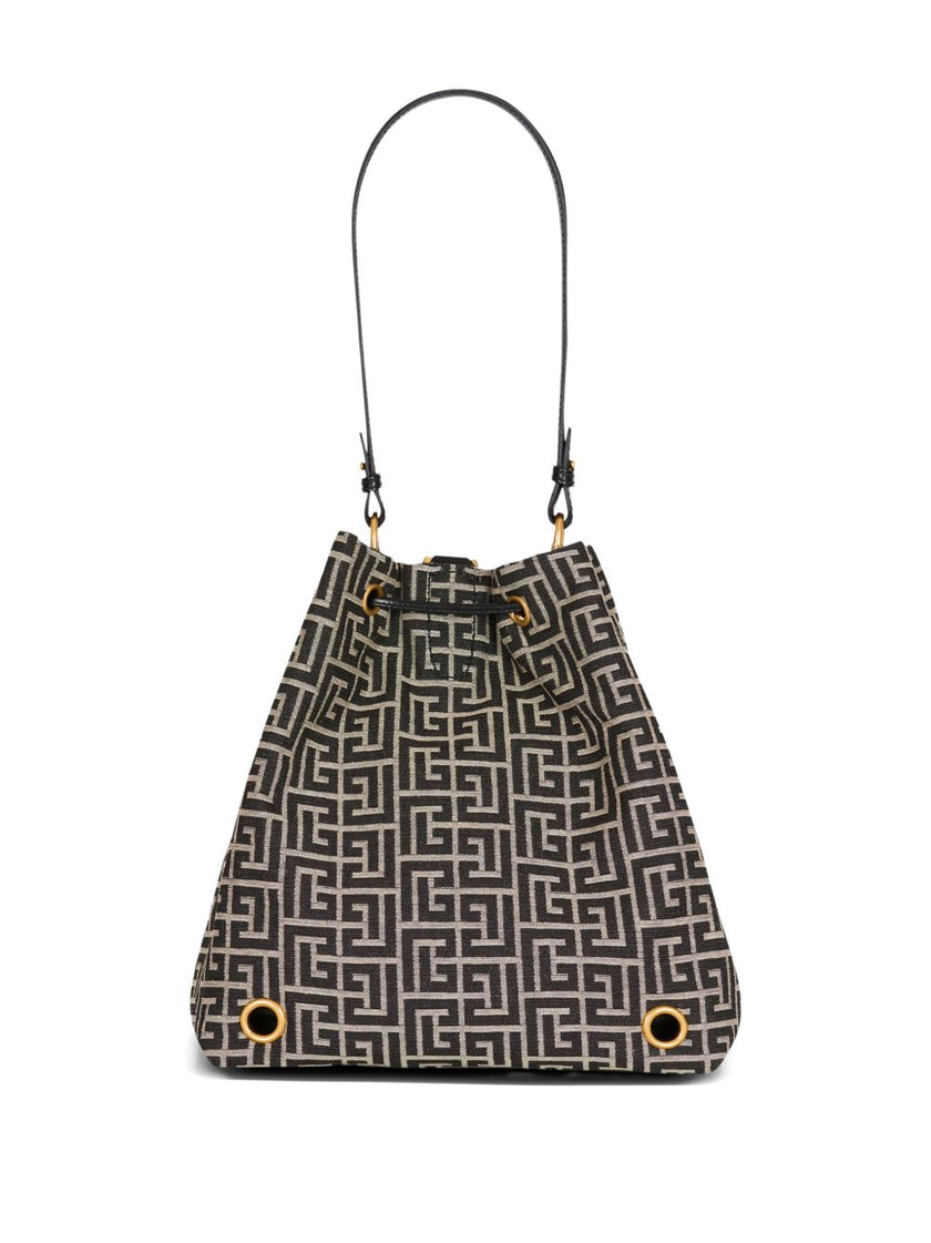 Balmain Pulse Monogram Jacquard Backpack