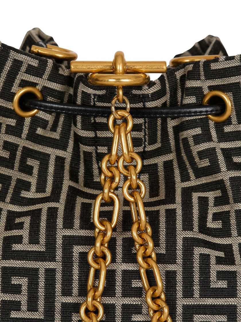 Balmain Pulse Monogram Jacquard Backpack