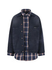 Balenciaga patched shirt jacket