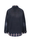 Balenciaga patched shirt jacket