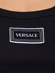 Versace Logo cotton tank top