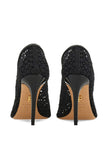 Ferragamo 90mm macramé pumps