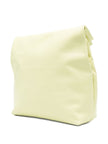Cortana Delhi S, Large Lime Leather Clutch