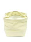 Cortana Delhi S, Large Lime Leather Clutch