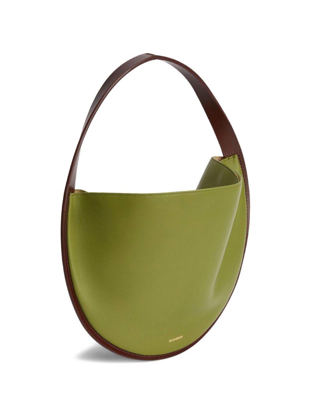 Jil Sander Pivot Leather Shoulder Bag