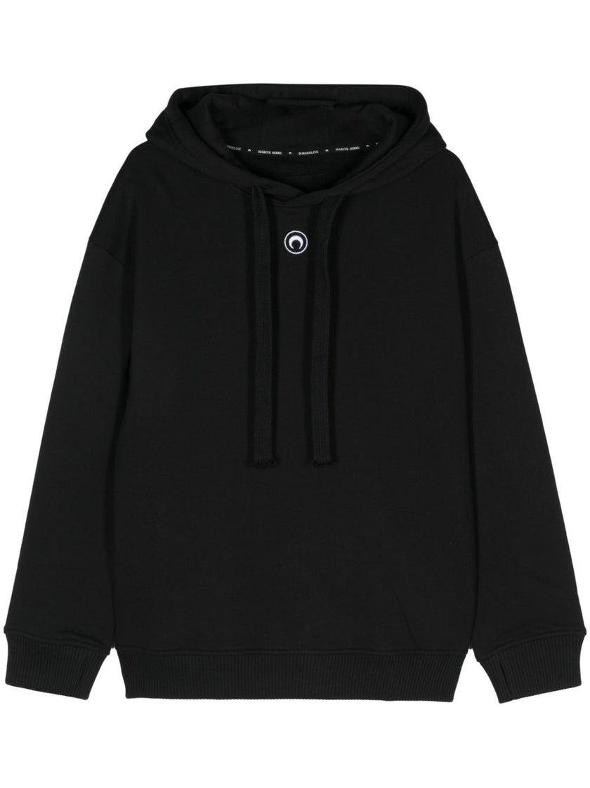 Marine Serre Moon cotton hoodie