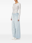 MM6 Maison Margiela Wide-leg denim jeans