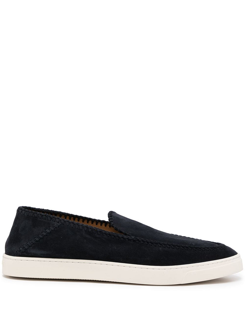 Giorgio Armani Leather slip-on sneakers