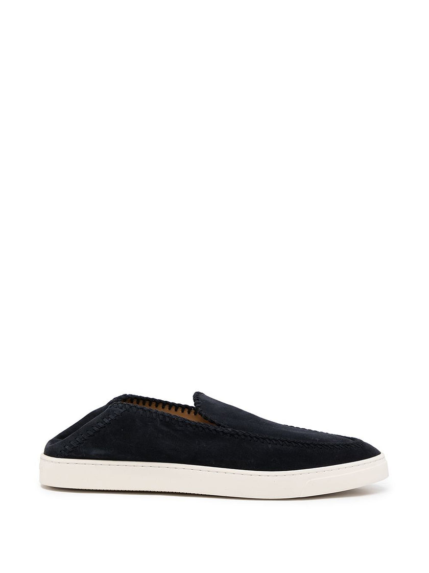 Giorgio Armani Leather slip-on sneakers