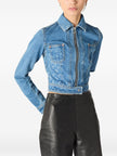 Marine Serre Denim cotton jacket