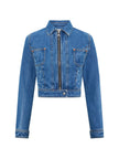 Marine Serre Denim cotton jacket
