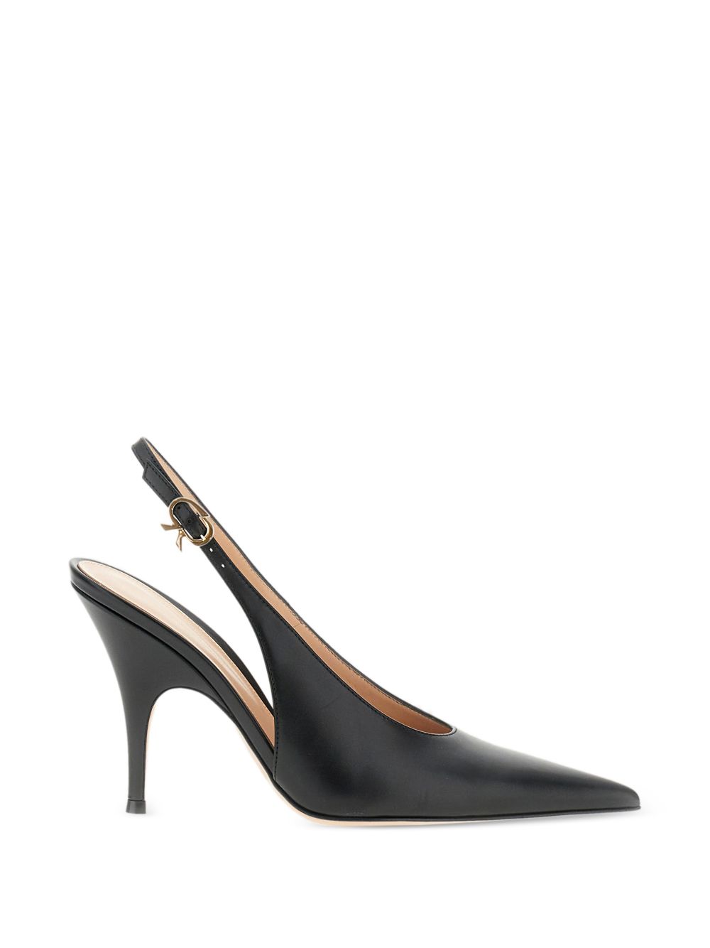 Gianvito Rossi Sofia Leather Slingback Pumps