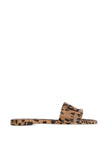 Dolce & Gabbana Leopard-Print Rubber Beachwear Slides