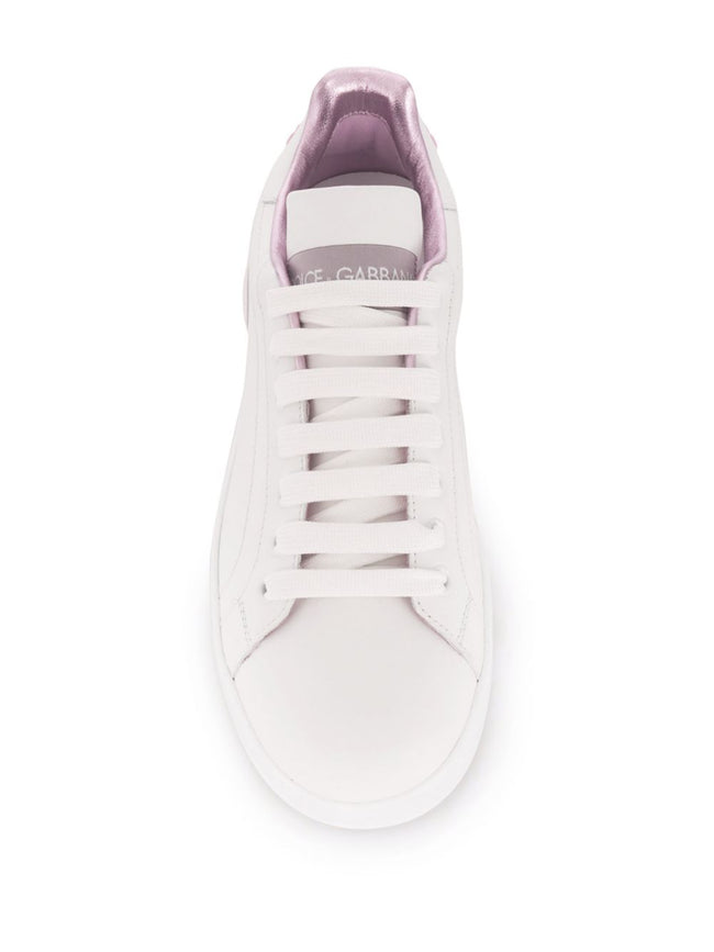 Dolce & Gabbana Portofino Leather Sneakers