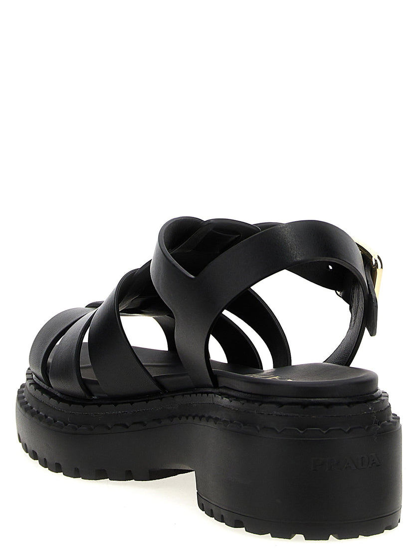Prada Monolith Sandals