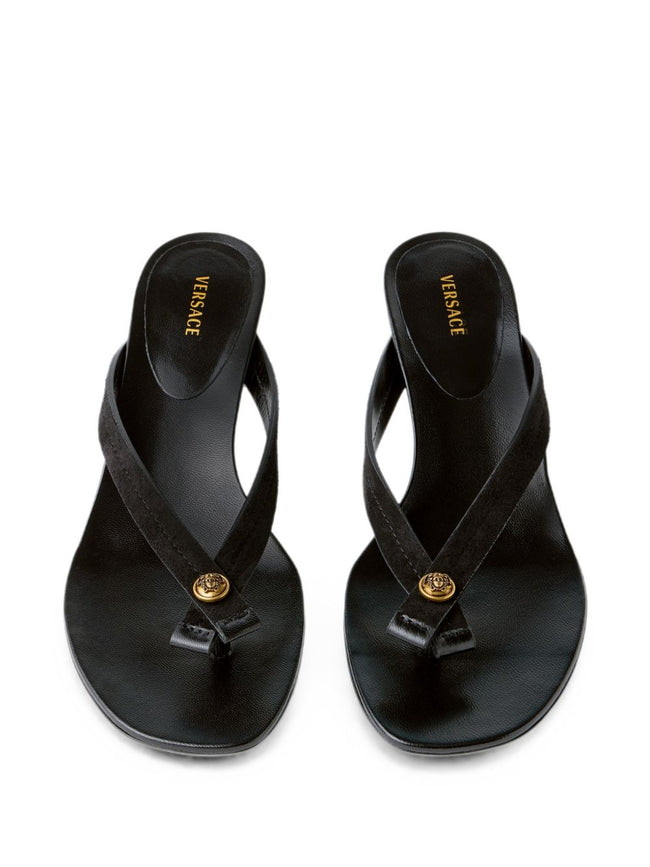 Versace Leather Thong Sandals