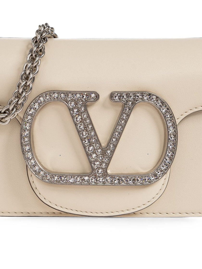 Valentino Garavani VLogo Crystal Embellished Bag