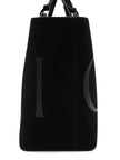 Casadei Suede Logo Tote Bag