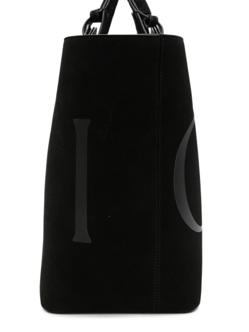 Casadei Suede Logo Tote Bag