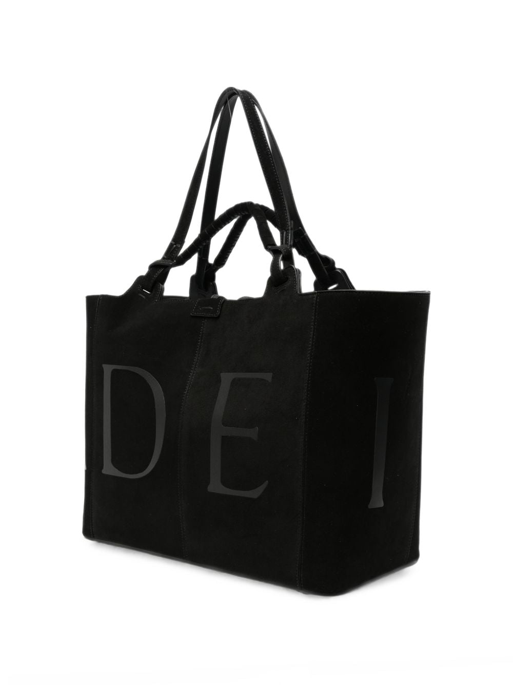 Casadei Suede Logo Tote Bag
