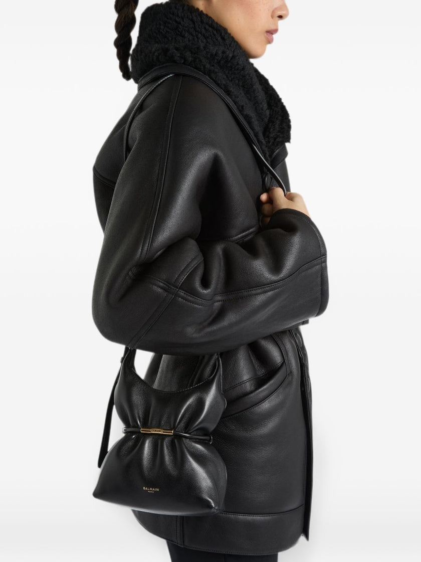 Balmain Draped Drawstring Bag