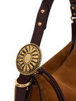 Etro Rosette Small Suede Bag