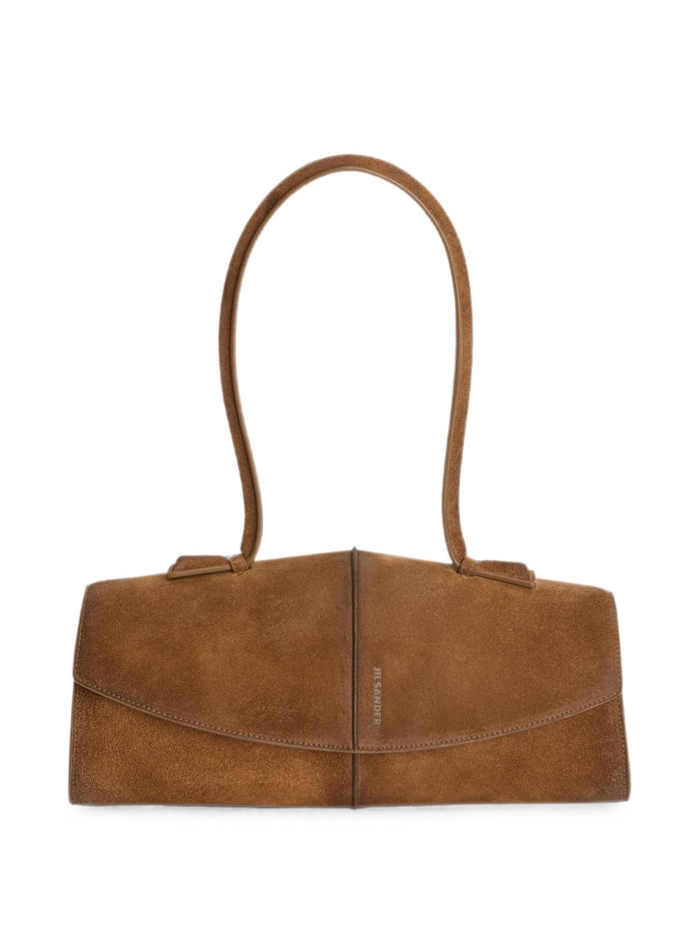 Jil Sander Linea Suede Leather Shoulder Bag