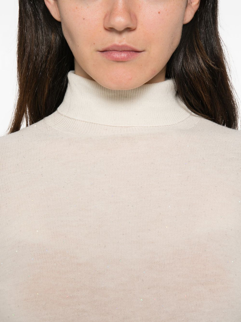 Fabiana Filippi Wool Turtle-Neck Sweater