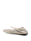Stella McCartney Metallic Chain Ballet Flats
