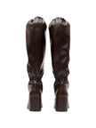 MM6 Maison Margiela Gathered Block Heel Boots