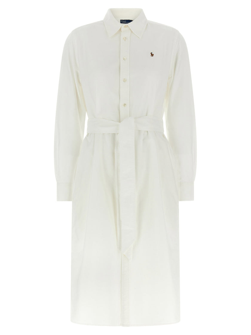 Polo Ralph Lauren Logo Embroidery Chemisier Dress