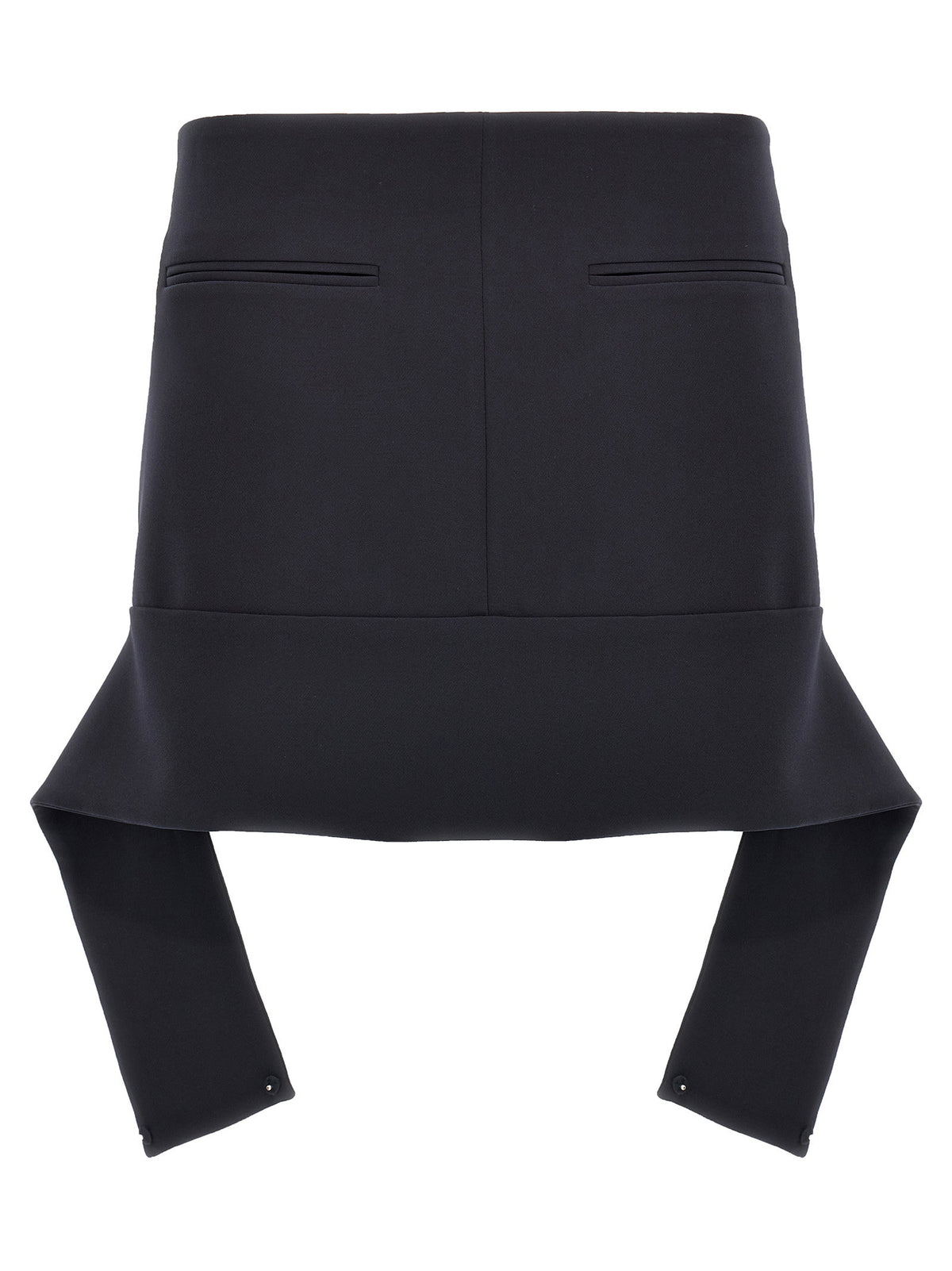 Courreges Reversed Belt Mini Skirt