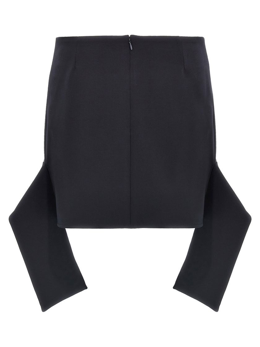 Courreges Reversed Belt Mini Skirt
