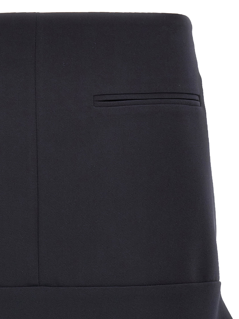 Courreges Reversed Belt Mini Skirt