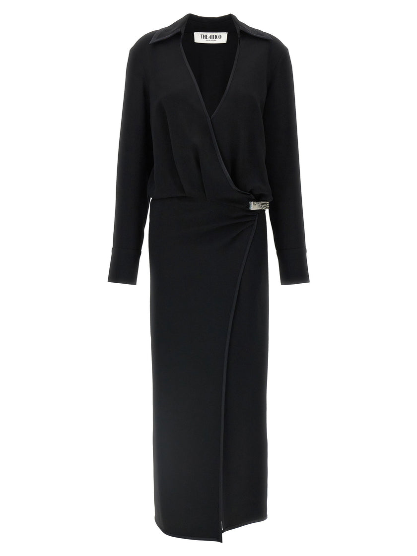 The Attico Wrap Dress