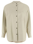Yves Salomon Leather Shirt