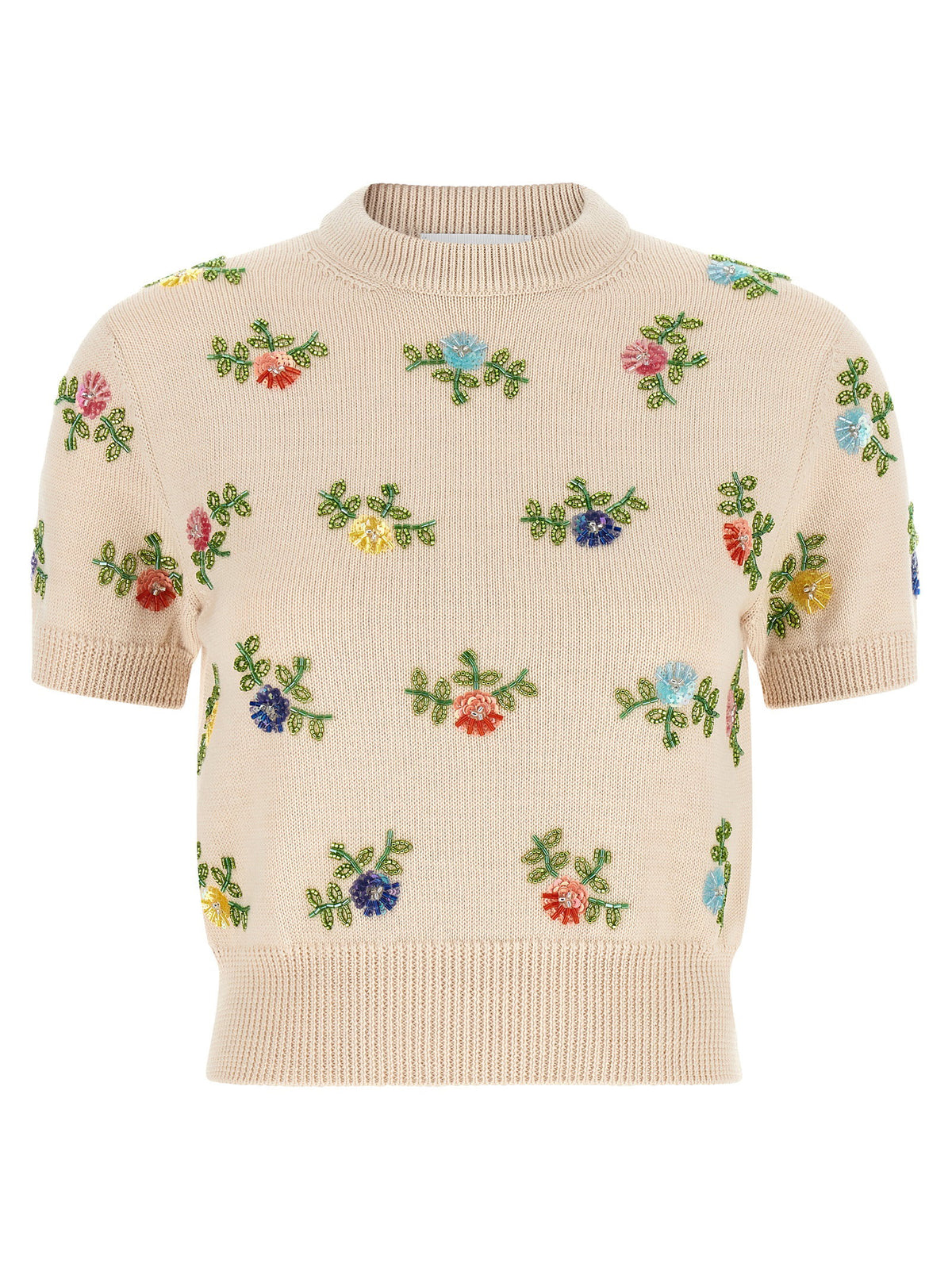 Paco Rabanne Sweater With Beads Embroidery