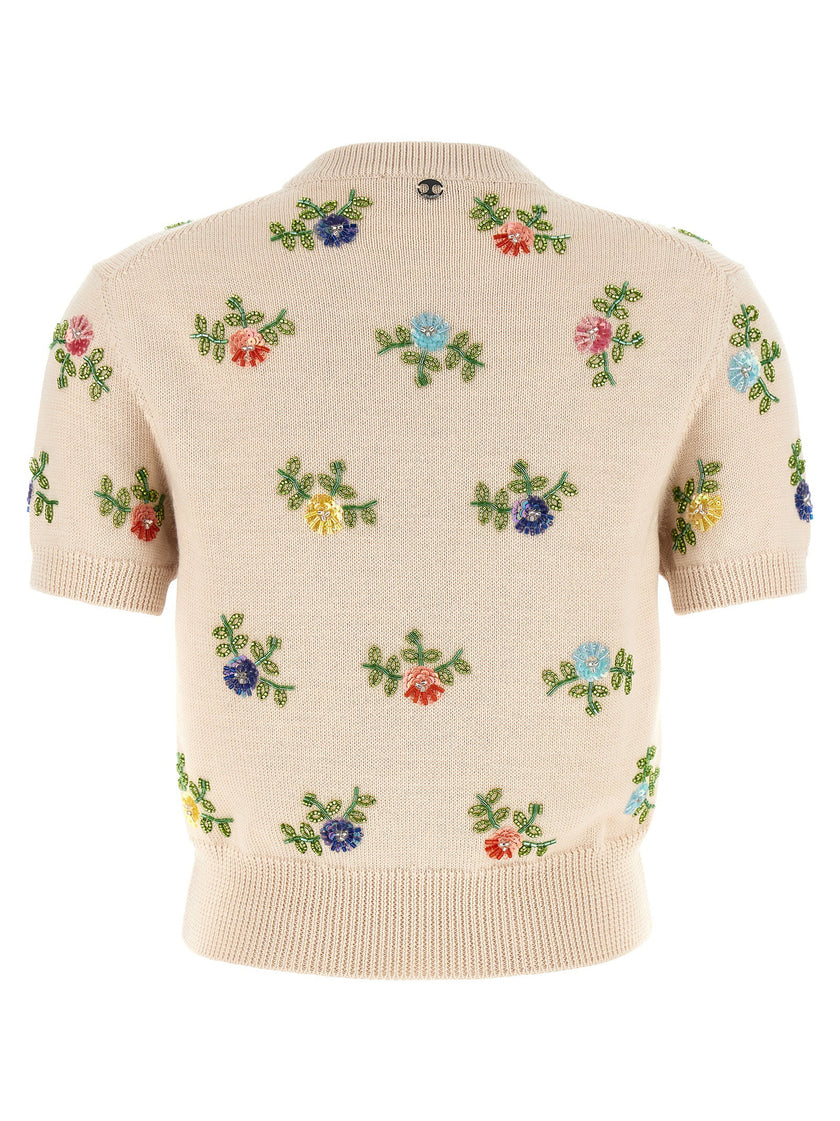 Paco Rabanne Sweater With Beads Embroidery