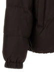 Yves Salomon Flannel Down Jacket With Mittens