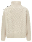 Yves Salomon Braided Sweater