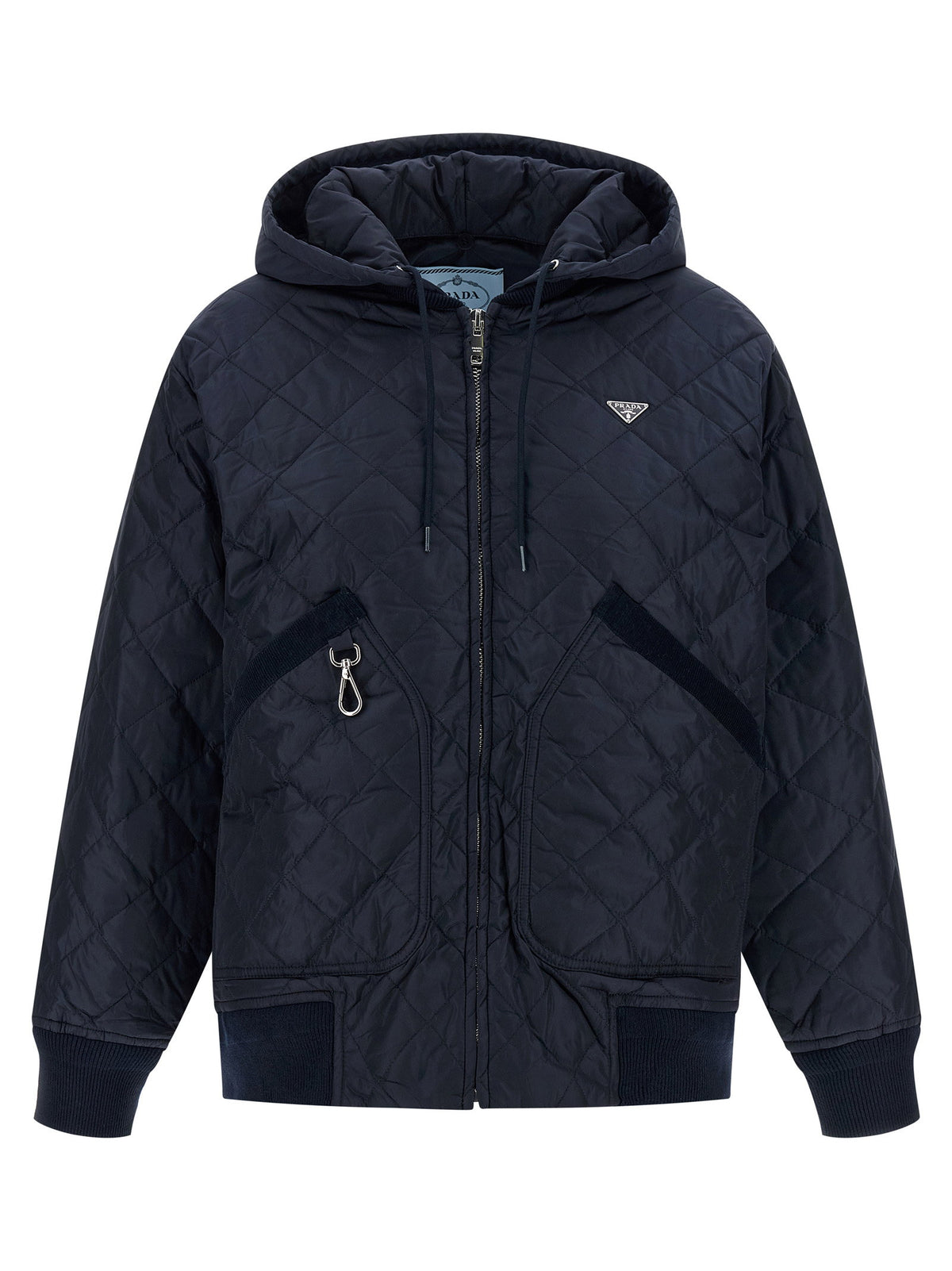 Prada Quilted Hooded Jacket