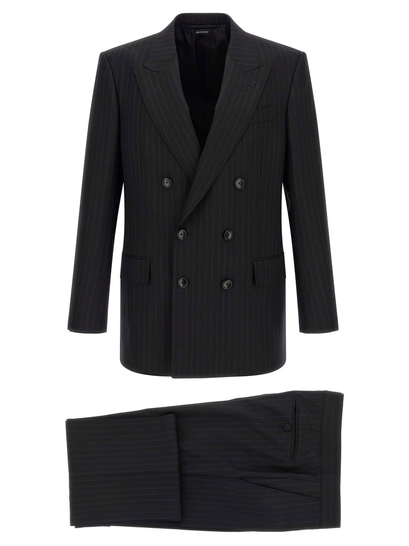 Tom Ford Pinstriped Double-breasted Dress