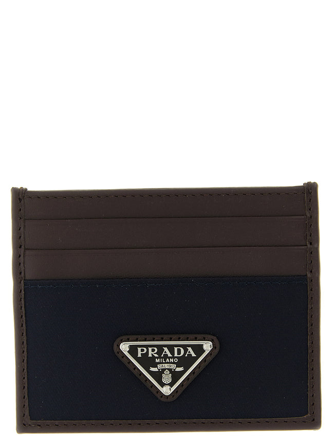 Prada Nylon Leather Cardholder