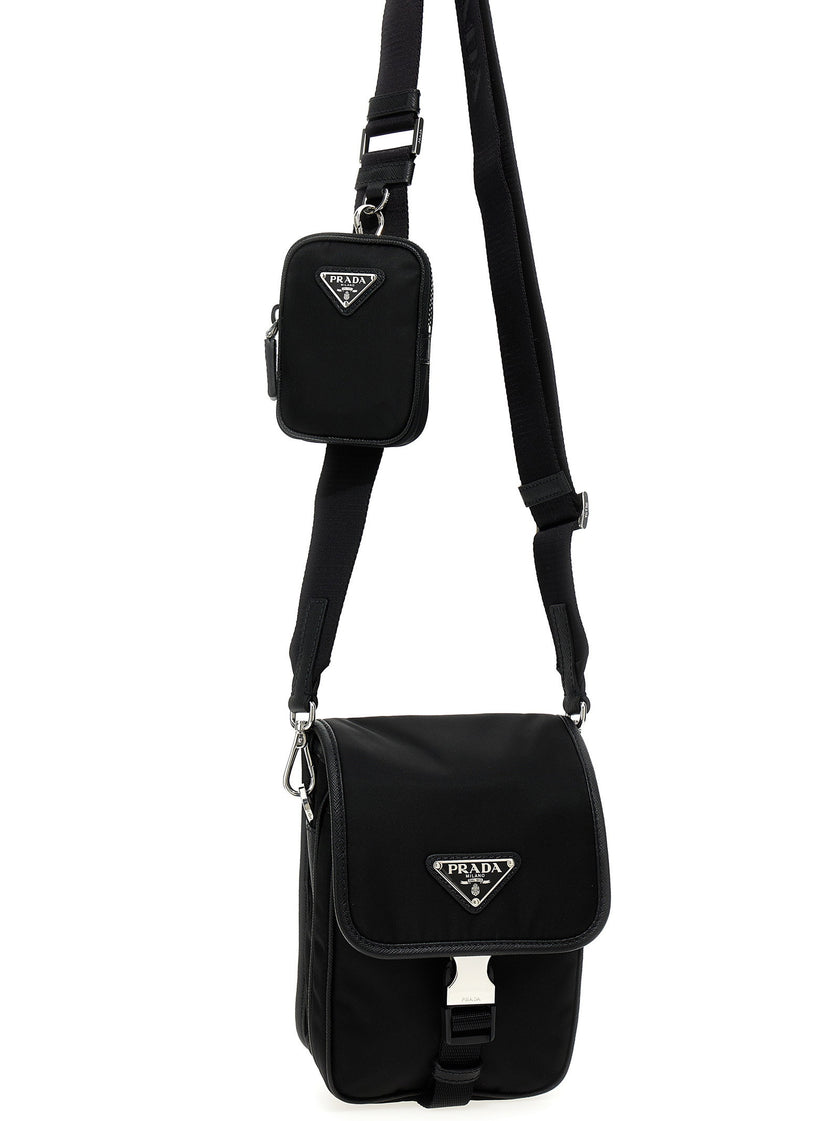 Prada Re-nylon Logo Crossbody Bag