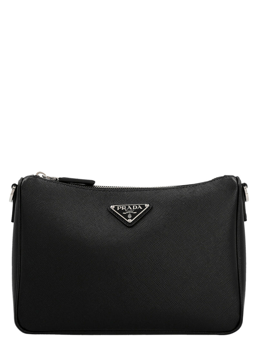 Prada Re-nylon & Saffiano Crossbody Bag