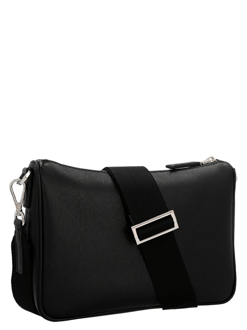 Prada Re-nylon & Saffiano Crossbody Bag