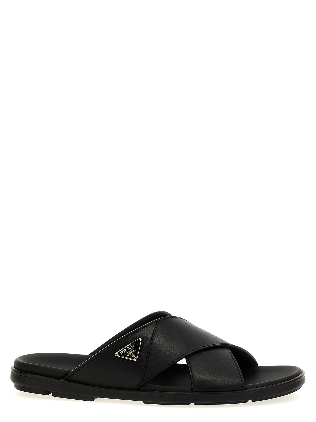 Prada Logo Sandals