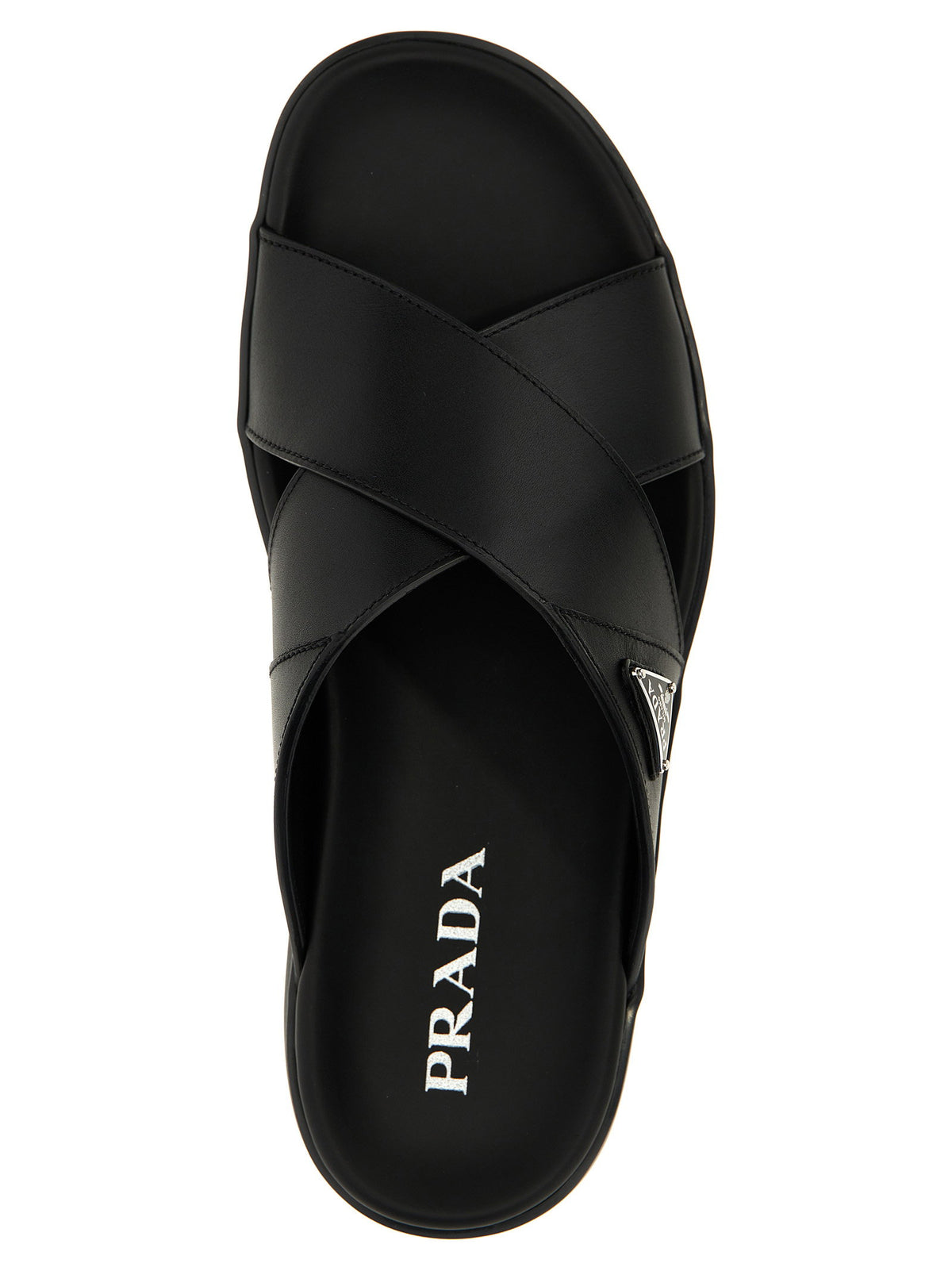Prada Logo Sandals